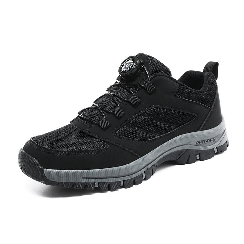 Men’s Extra Large Black Work Training Shoes – Breathable Design