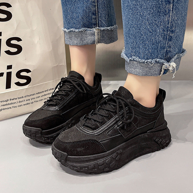 Women's Spring Breathable Platform Running Shoes | Fashion All-match Sneakers