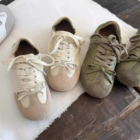 Women's Shoes Forest Style Literary College Style Genuine Leather Shit Feeling