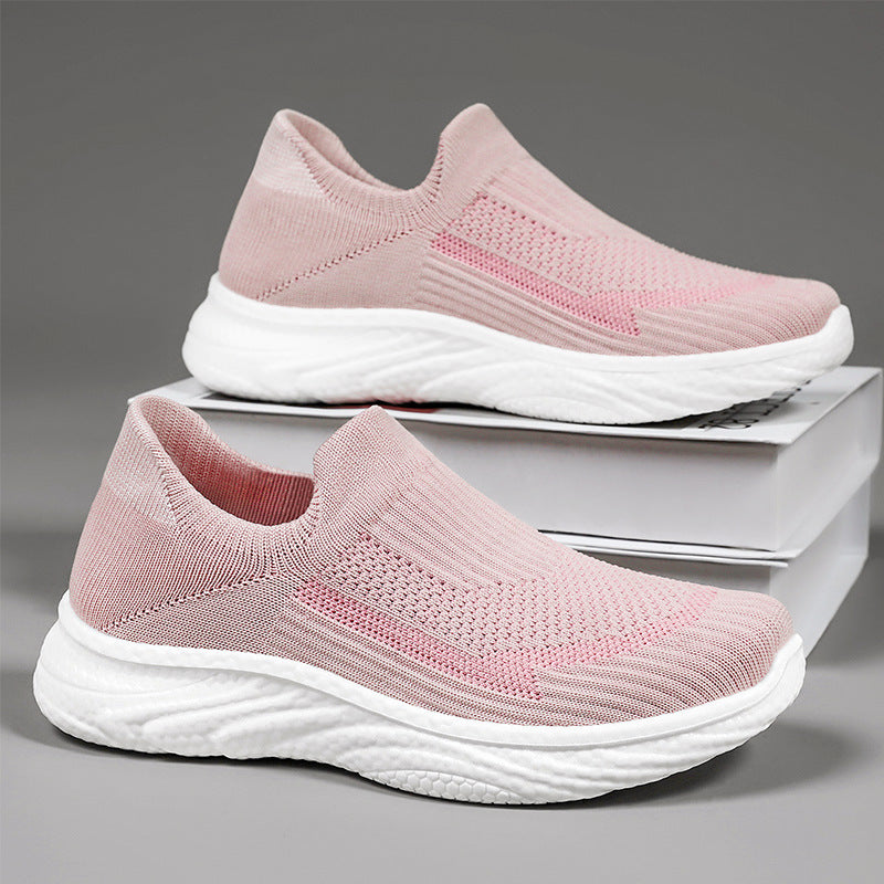 New Flying Woven Casual Shoes – Breathable Unisex Men’s & Women’s Lightweight Sneakers