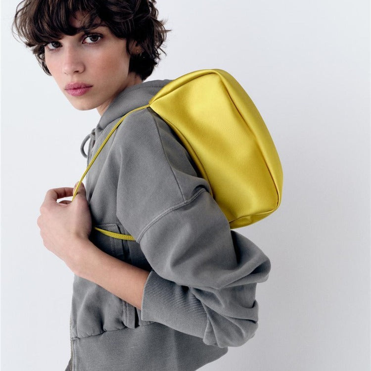 Trendy Women’s Handbag – Silk Satin Small Underarm Shoulder Bag