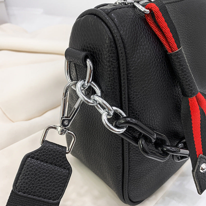 Women’s Large Capacity Shoulder Bag | Simple Leather Messenger Handbag