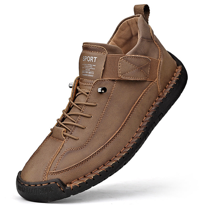 Men's Mid Top Martin Boots Outdoor Casual Shoes