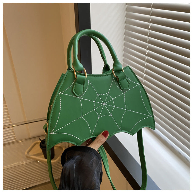 Halloween Spider Web Saddle Bag – Fashion Crossbody for Women