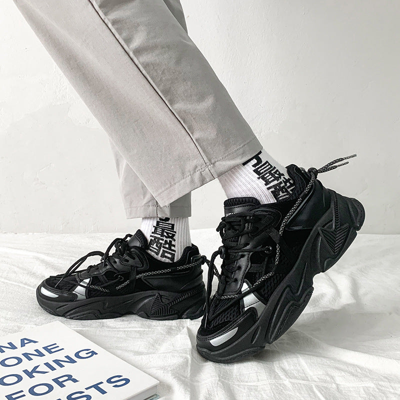 Men's Platform Dad Shoes Korean Style