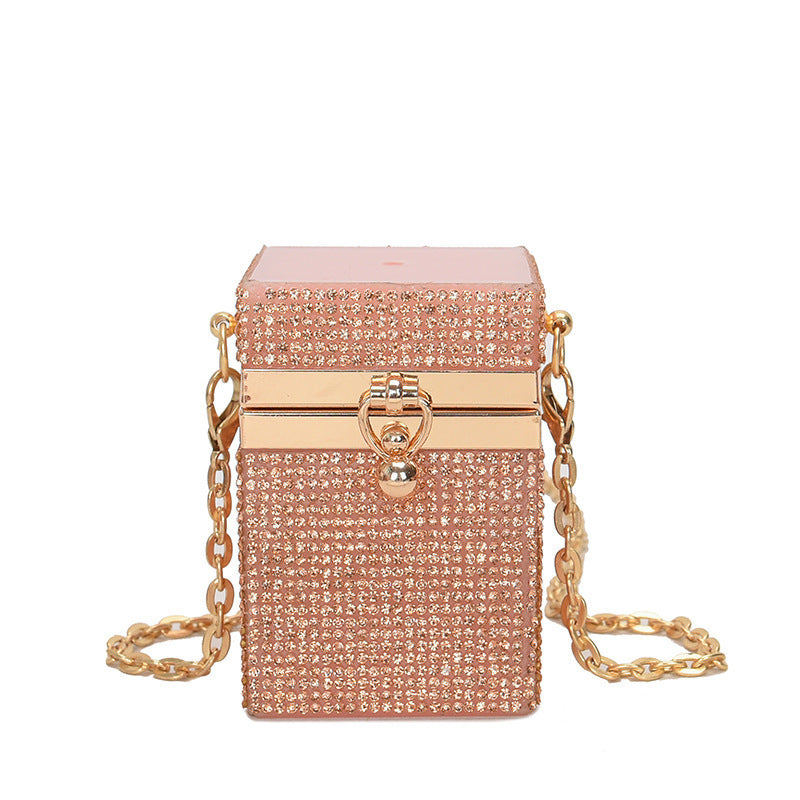Women’s Fashion Chain Handbag – Messenger Box Hand-Carry Bag