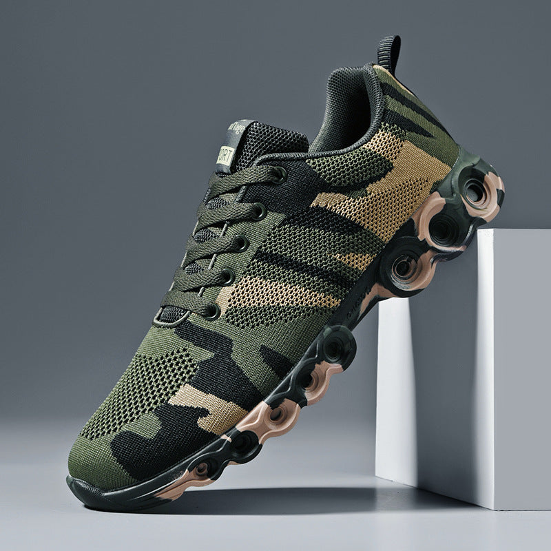 Men’s Camouflage Sneakers – Non-slip, Lightweight, All-season Use