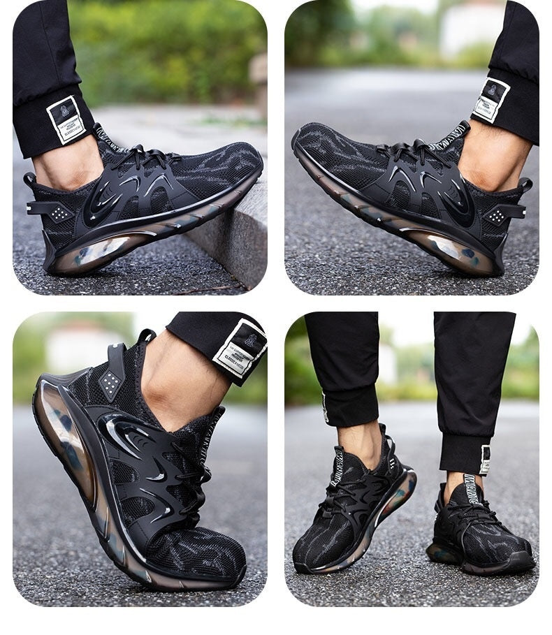 Men’s Steel Toe Safety Shoes – Anti-Smash, Anti-Penetration & Soft Bottom