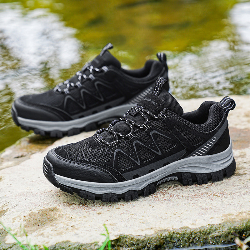 Men’s Hiking Shoes – Wear-resistant Outdoor Camping & Running Sneakers