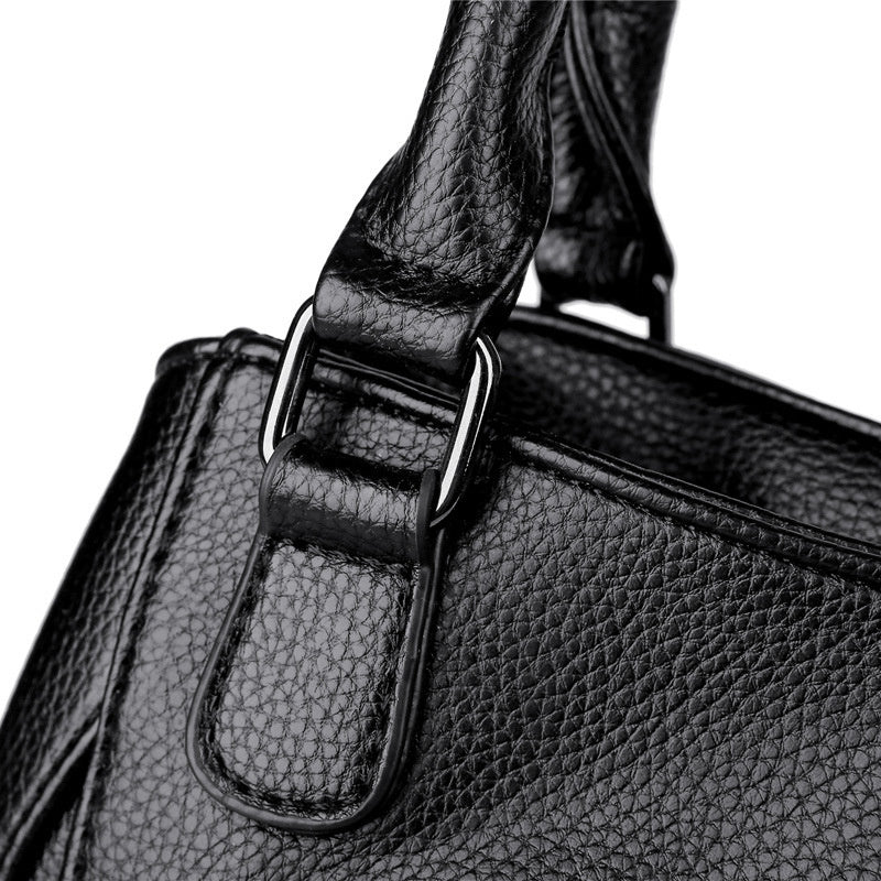 Women’s Simple Leather Bag | Soft Casual Crossbody Shoulder Purse