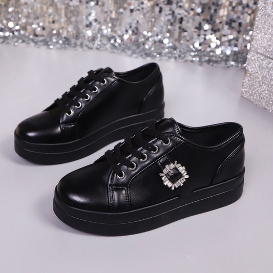 Women's Leather Sports Shoes | New Soft Bottom Comfortable Design