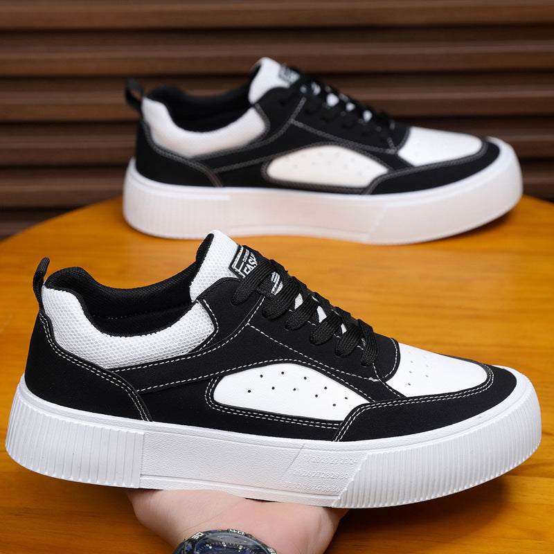 Men’s Low-Top Platform Sneakers – High Street All-Match Trendy Shoes