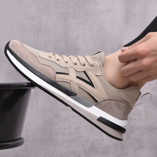 Men’s Leather Sneakers – Comfortable, Breathable Casual Shoes