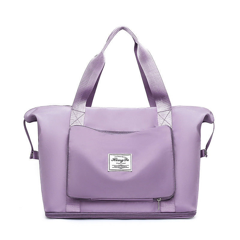 Women’s Foldable Gym Bag – Large Capacity Travel & Yoga Tote Bag