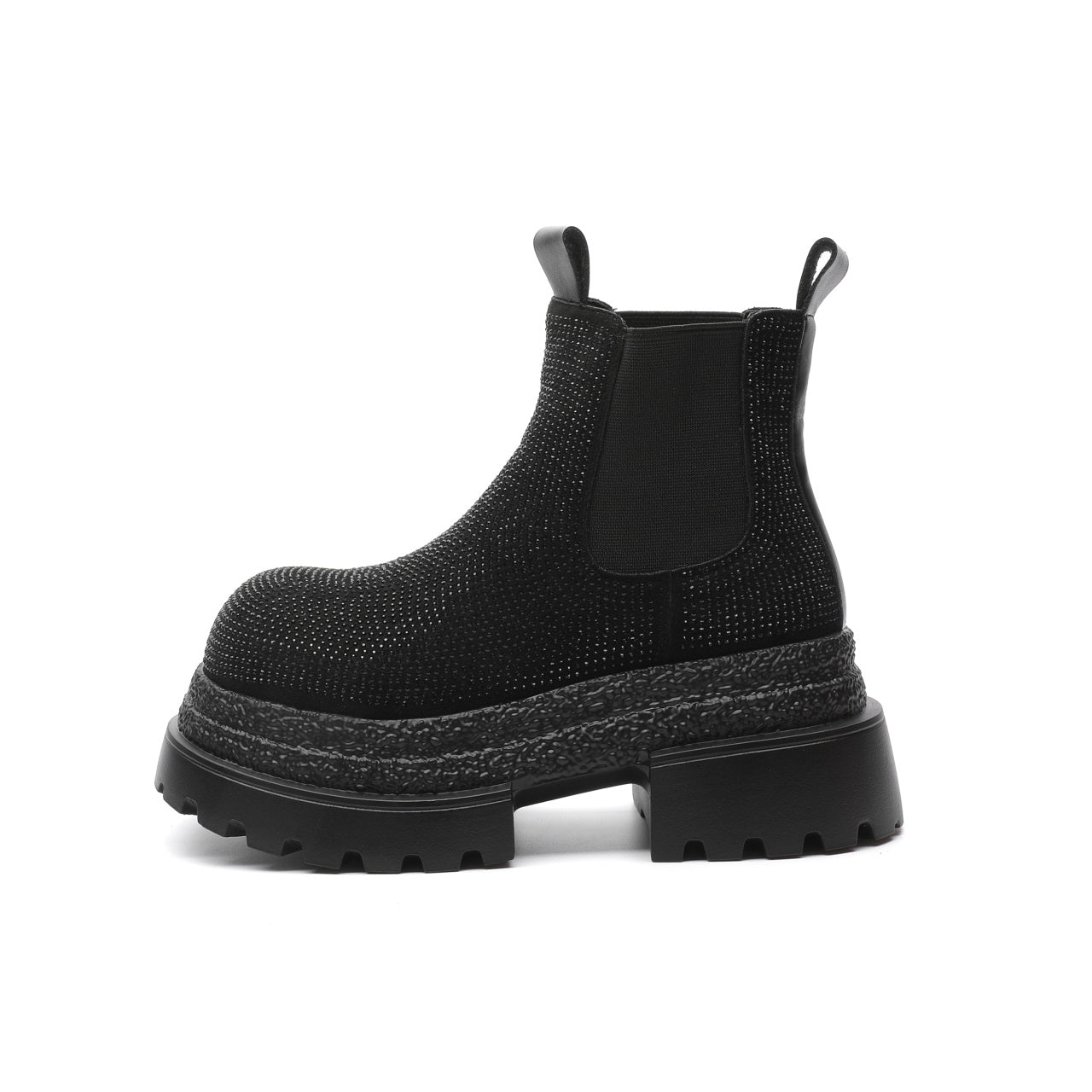 Women's Vintage Leather Mid-Calf Boots | Chunky Heel Buckle Fashion Boots