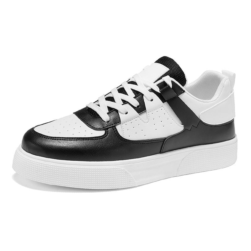 Men’s Breathable White Sneakers – Comfortable Casual Sports Shoes