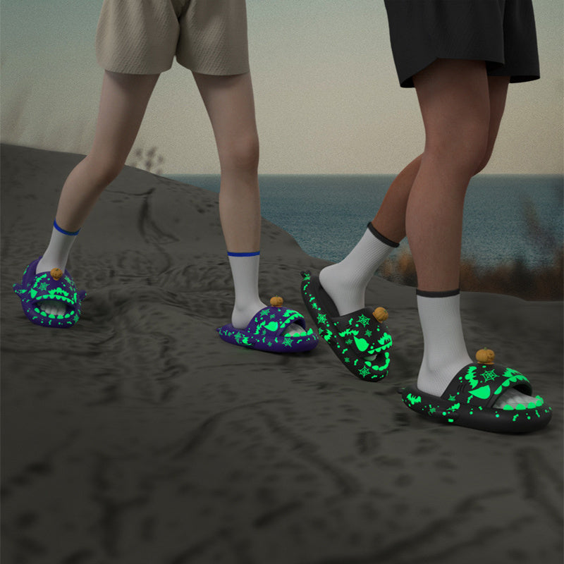 Luminous Shark Slippers – Fun Halloween & Christmas Non-Slip Home Shoes