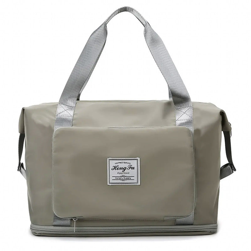 Women’s Foldable Gym Bag – Large Capacity Travel & Yoga Tote Bag