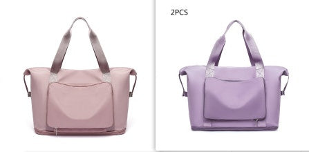 Women’s Foldable Gym Bag – Large Capacity Travel & Yoga Tote Bag