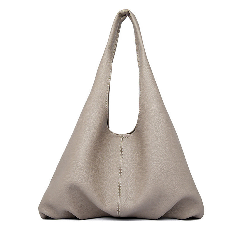 Women’s Large Capacity Underarm Bag – Fashion Solid Color Shoulder Bag