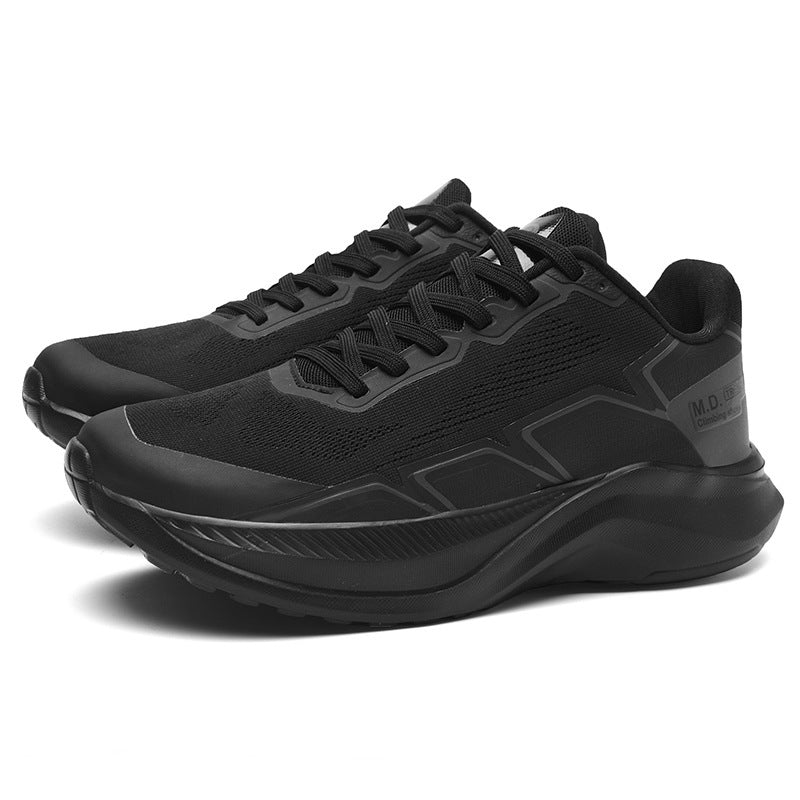 Men's Thick Bottom Running Tide Shoes Breathable Mesh Surface Sneaker