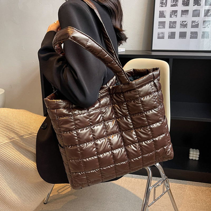 Women’s Winter Plaid Shoulder Bag – Fashion Handbag