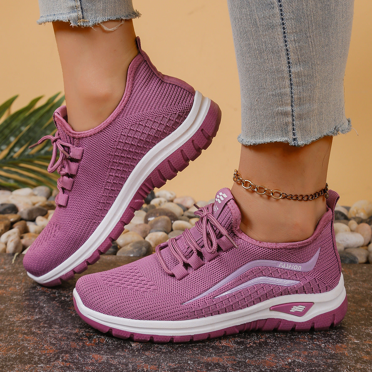 Women's Casual Sports Shoes | New Fashion Breathable Mesh Sneakers