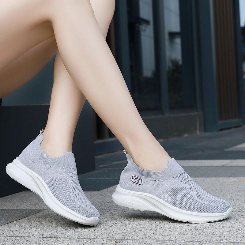 Men’s Mesh Slip-On Sneakers – Comfortable Soft Bottom Casual Shoes
