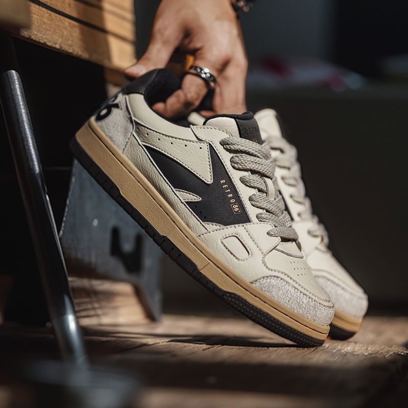 Men’s New Crack Design Sneakers – Trendy All-Match Casual Style