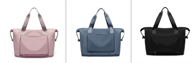 Women’s Foldable Gym Bag – Large Capacity Travel & Yoga Tote Bag