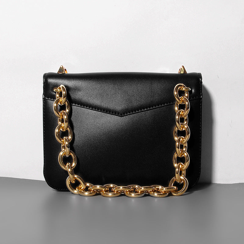 New Leather Chain Shoulder Crossbody Messenger Bag