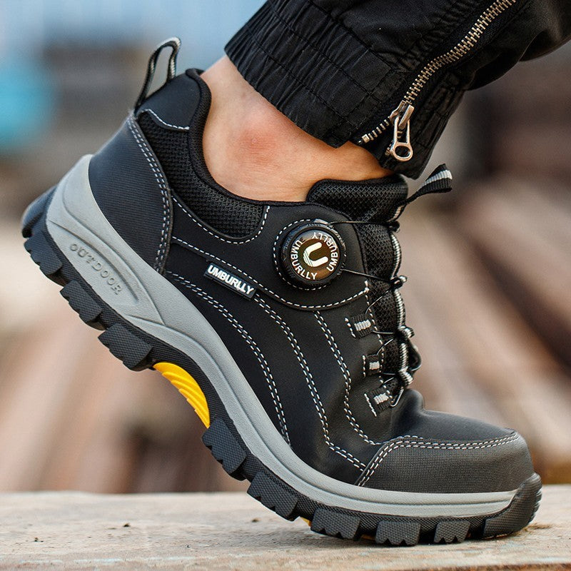 Men’s Safety Shoes – All-season Wear-resistant Work Sneakers