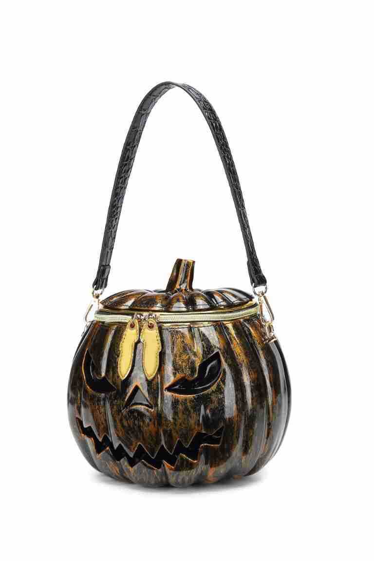 Women’s Pumpkin Shoulder Bag – Casual Multi-purpose Crossbody