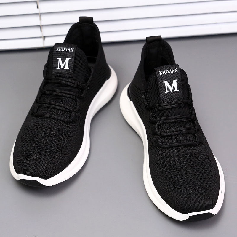 Men’s Casual Mesh Sports Shoes – Breathable, Soft-Bottom & Lightweight