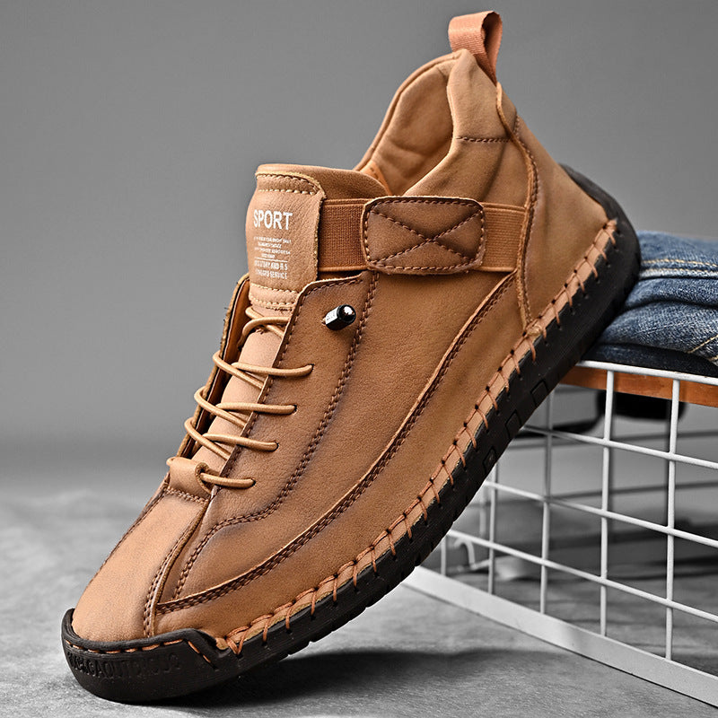 Men’s Mid-Top Martin Boots – Fall/Winter Outdoor Casual Plus Size