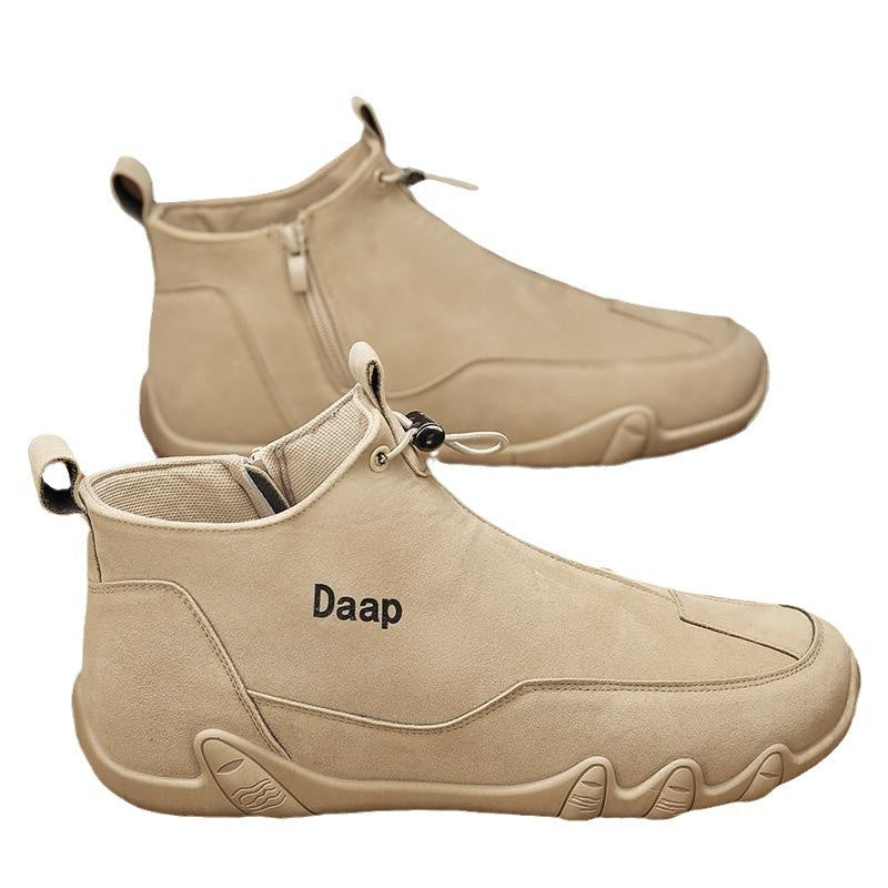 Men’s Octopus Grip Work Shoes – Non-slip Outdoor Leather Safety Footwear