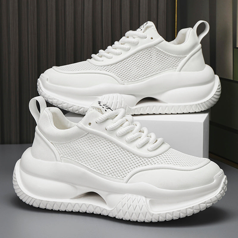 Men's New Summer Platform Mesh Surface Breathable Sports Casual Shoes