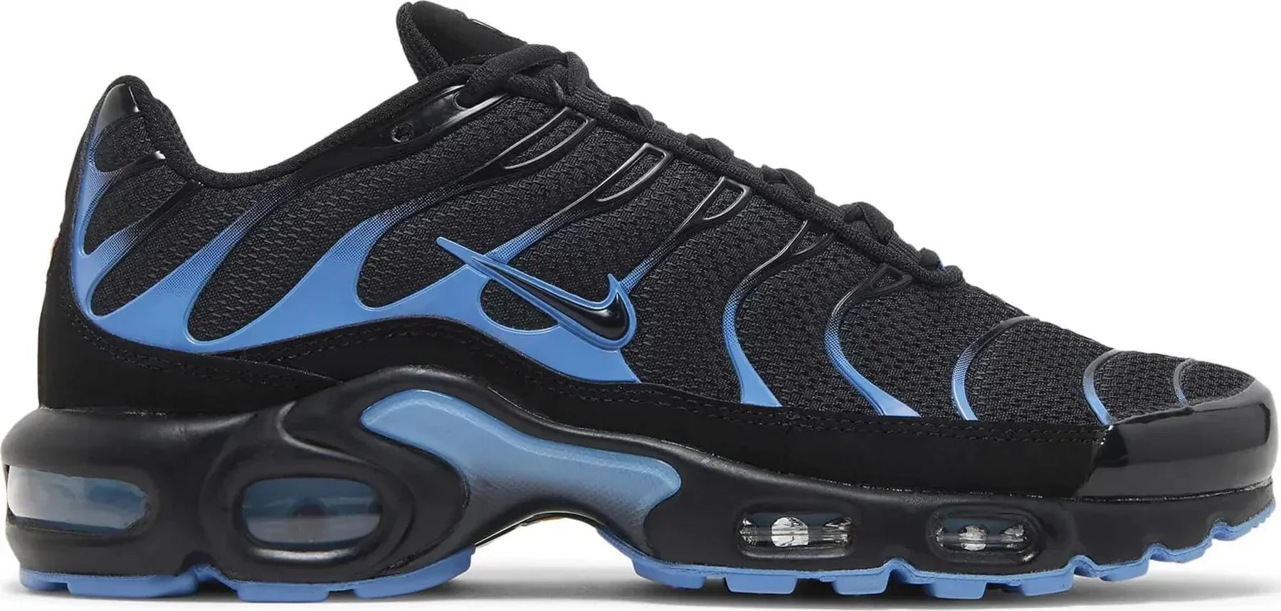 Nike Air Max Plus Men's Shoes Blue Black Aquarius Blue White