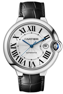cartier ballon bleu stainless steel men's watch